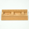 Solid wood unpainted hand carved wood mouldings